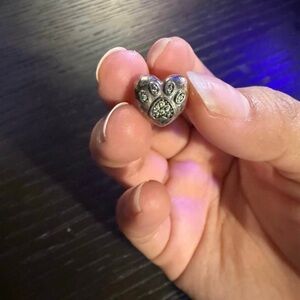 Pandora Silver Heart Paw Charm (Retired)